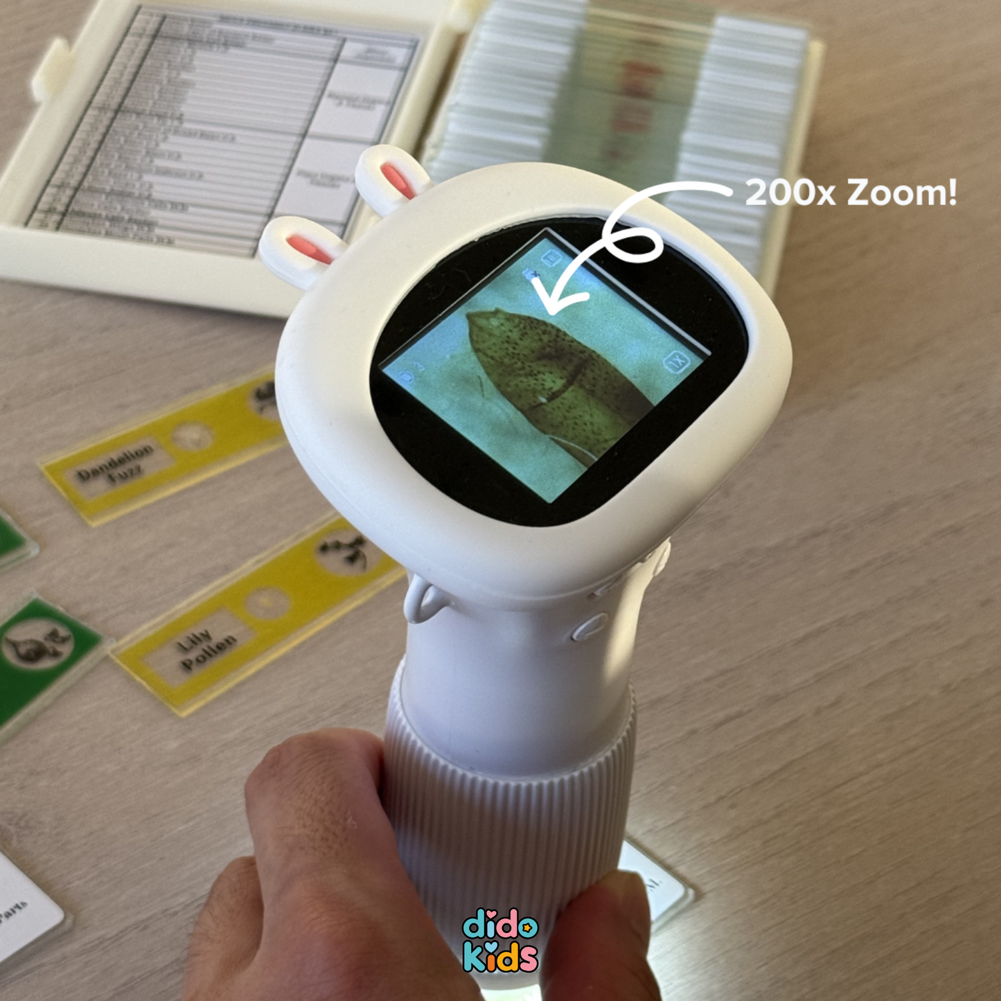 Didokids™ DigiZoom - Gyermek Mikroszkóp 200x Nagyítással