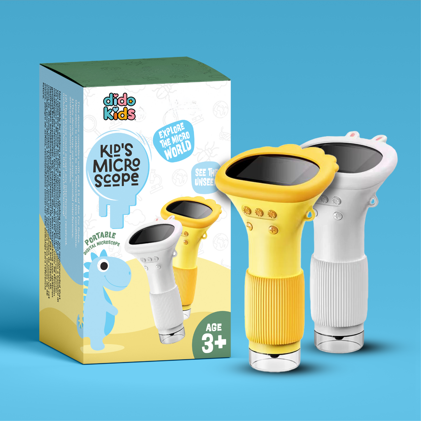 Didokids™ DigiZoom - Gyermek Mikroszkóp 200x Nagyítással