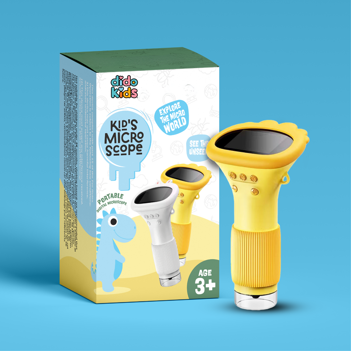 Didokids™ DigiZoom - Gyermek Mikroszkóp 200x Nagyítással