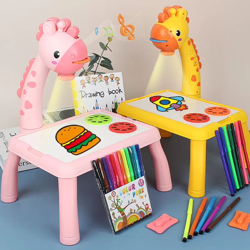 Didokids™- Projektoros készségfejlesztő rajztábla és asztal, gyerekeknek